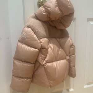Moncler pink jacket
